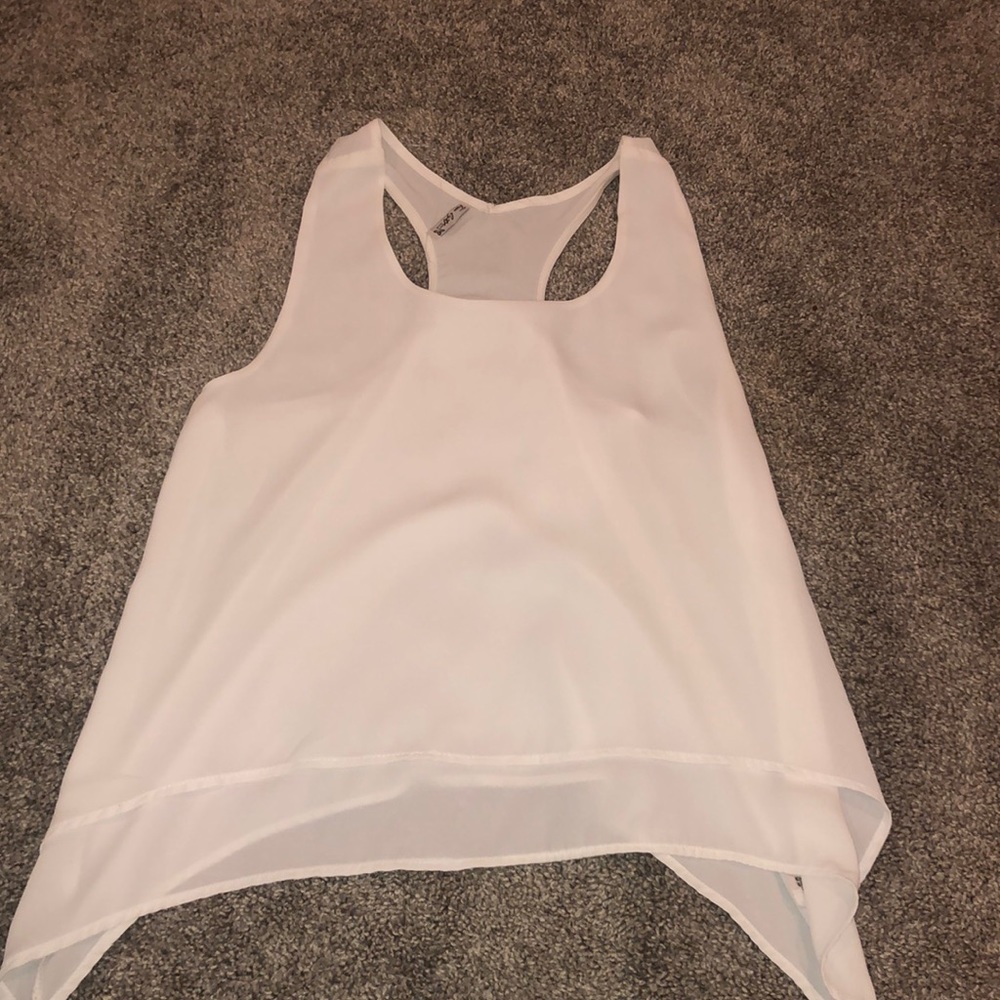 White tank top